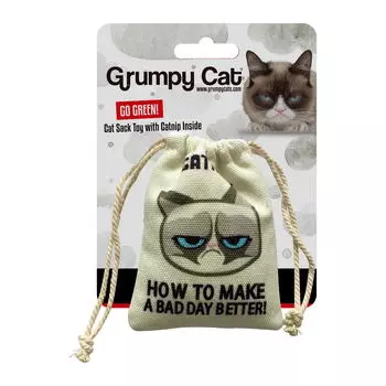 Rosewood игрушка для кошек мягкая с кошачьей мятой Сердитый мешочек (Бежевая)