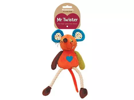 Rosewood игрушка для собак мягкая Мышка Милли (32 см., Оранжевая)