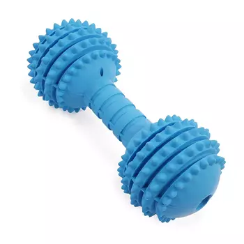 Rosewood игрушка для собак резиновая Гантель (15 см., Голубая)