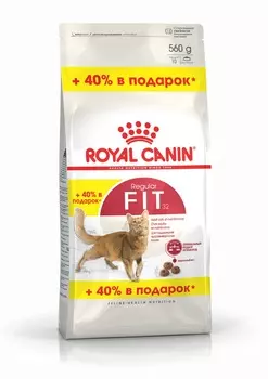 Royal Canin Fit для кошек бывающих на улице (Курица, 400 г.+160 г.)