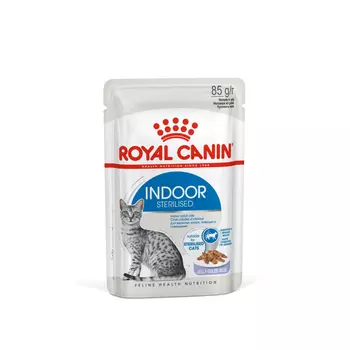 Royal Canin Indoor Sterilised пауч для домашних кошек (кусочки в желе) (Мясо, 85 г.)