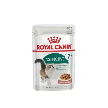 Royal Canin Instinctive +7 пауч для кошек старше 7 лет (кусочки в соусе) (Мясо, 85 г.)