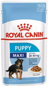 Royal Canin Maxi Puppy пауч для щенков крупных пород (соус) (Мясо, 140 г.)