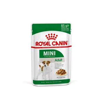 Royal Canin Mini Adult пауч для взрослых собак мелких пород (соус) (Мясо, 85 г.)