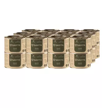 SAVITA консервы для собак (Ягненок, 240 г. упаковка 24 шт)