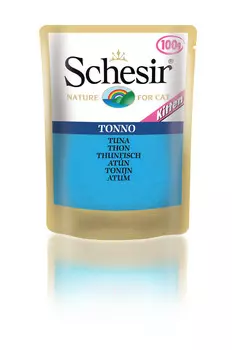 Schesir пауч для котят (кусочки желе) (Тунец, 100 г.)
