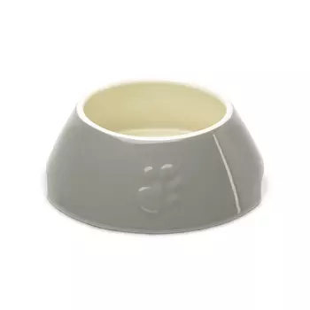 SCRUFFS миска керамическая для длинноухих собак Classic Eared (1,3 л., Серая)