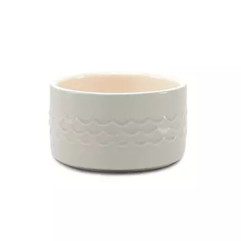 SCRUFFS миска керамическая для собак Icon Water (1 л., Светло-серая)