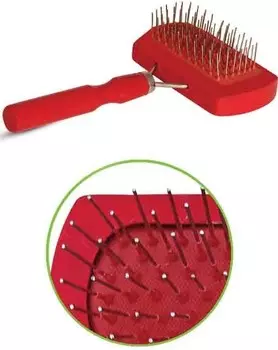 Triol Щетка массажная с деревянной ручкой 411