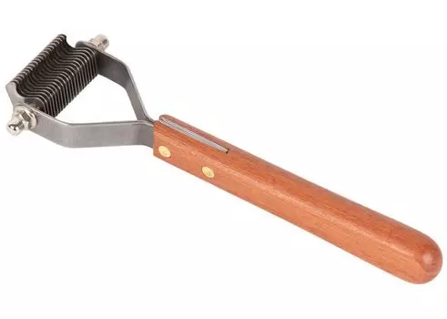 Show Tech стриппинг с деревянной ручкой для очень мягкой шерсти (20 ножей)