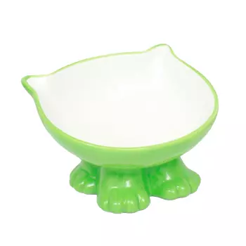 Sima Land миска керамическая на подставке (0,2 л., Зеленая)