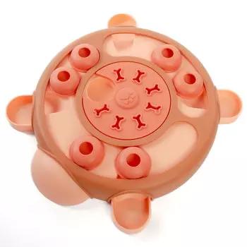 SkyRus игрушка для собак и кошек интерактивная Tortoise Puzzle Toy (24,5 х 27,5 х 5 см., Коричневый)