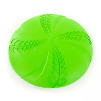 SkyRus игрушка для собак резиновая Фрисби (20 см., Зеленая)