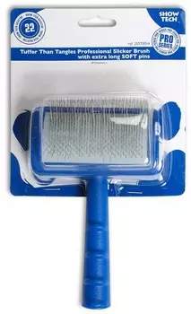 Сликер SHOW TECH мягкий выгнутый с длинными зубцами (10 х 6 см.)