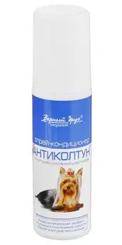 Верный друг спрей-кондиционер антиколтун для собак (100 мл.)