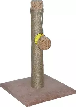 Стойка - когтеточка Ашера ПВ-30 На платформе (джут) (490х310х310 мм)