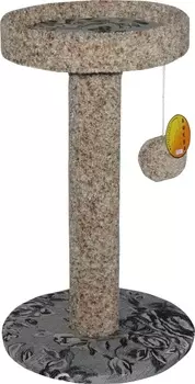 Стойка - когтеточка Ашера ПВ-7 круглая (джут) (570х340х340 мм)