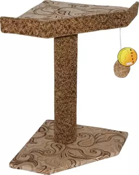 Стойка - когтеточка Ашера ПВ-9 Треугольная (джут) (570х370х370 мм)