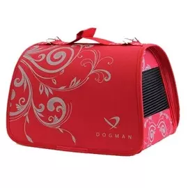 Dogman Сумка-переноска Лира №3 (43 х 27 х 27 см., Красный)