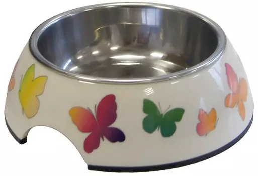 SuperDesign миска на меламиновой подставке "Бабочки" (160 мл.)