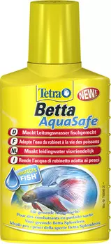 Tetra Betta AquaSafe кондиционер для подготовки воды аквариума для всех видов бойцовых рыб (100 мл.)