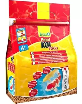 Tetra Koi Sticks основной корм для кои (палочки) (4 л.)