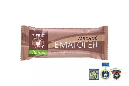 TiTBiT Гематоген мясной vitamin (1 шт.)