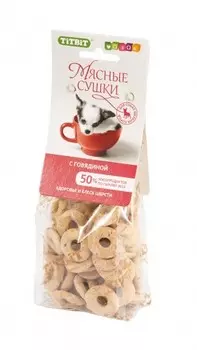 TiTBiT мясное печенье сушки с говядиной (100 г.)