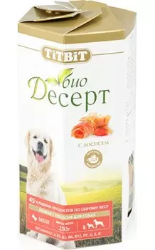 TiTBiT печенье Био-десерт для собак с лососем (350 г.)