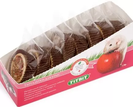 TiTBiT Тарталетки для крыс манго/клюква (1 шт.)