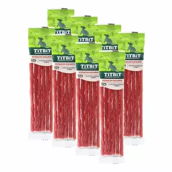 TiTBiT Золотая коллекция колбаски Кальяри для собак (Говядина, 8*20 г.)