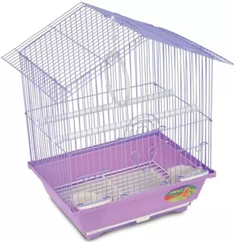 Triol 2101 клетка эмалированная для птиц (30 х 23 х 39 см.)