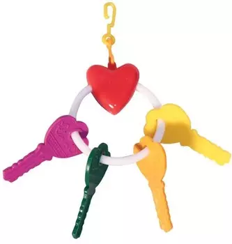 Triol BR1 игрушка "Ключики" для птиц (16 х 6 см.)