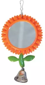 Triol BR34 игрушка-зеркало "Подсолнух" для птиц (8 х 17,5 см.)