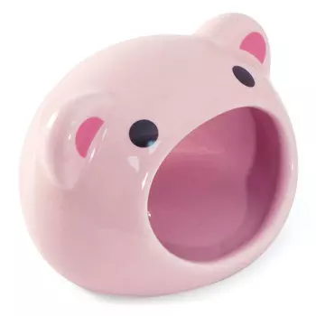 Triol домик для мелких животных керамический "Свинка" (7,5 х 7,5 х 6,5 см.)