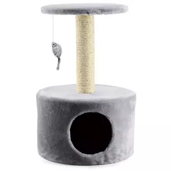 Triol игровой комплекс для кошек Эстрада (38 х 38 х 61 см., Серый)