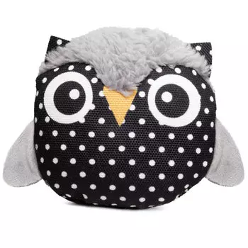 Triol игрушка Black&amp;White "Совенок" для собак (12 см.)