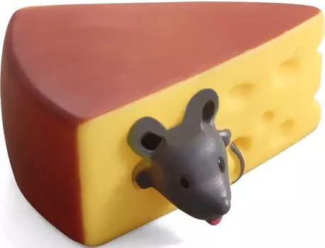 Triol игрушка для собак Мышка в сыре (100 мм.)