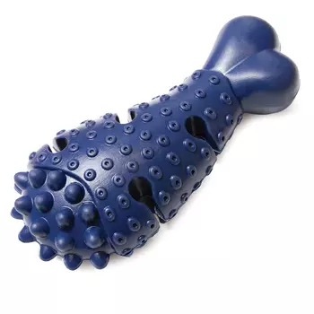 Triol игрушка для собак с отверстием под лакомства Окорок с шипами (13 см.)