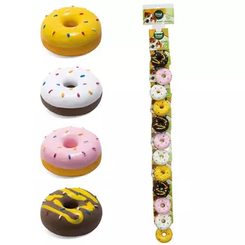 Triol игрушка для собак из латекса Пончики (1 шт) (65 мм., В ассортименте)