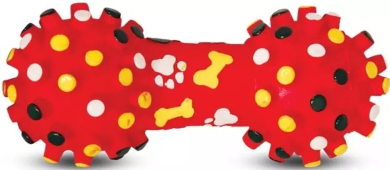 Triol игрушка для собак Гантель с шипами (20 см., В ассортименте)