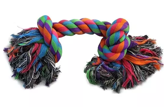 Triol игрушка для собак Веревка, 2 узла (300 мм.)