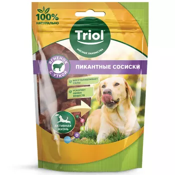 Triol лакомство для собак Пикантные сосиски (70 г.)
