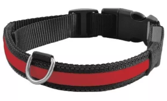 Triol LD06 ошейник светодиодный неоновый (XL, Красный)