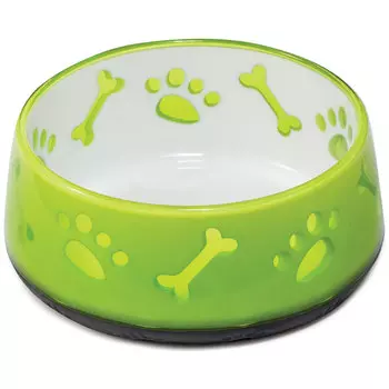 Triol Миска пластиковая на резинке "Градиент" утяжеленная (0,3 л., Салатовый)