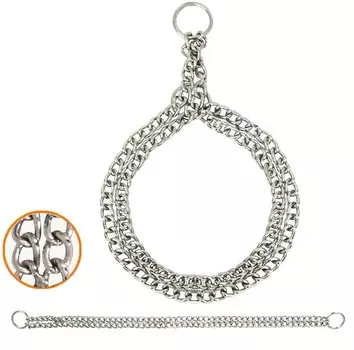 Triol ошейник-цепь двухрядный (2,5 х 600 мм.)