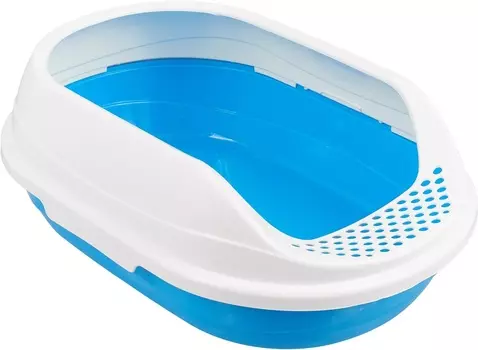 Triol P750 туалет для кошек овальный с бортом