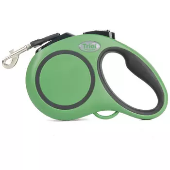 Triol поводок-рулетка для собак Urban до 15 кг (5 м лента) (Зеленый)