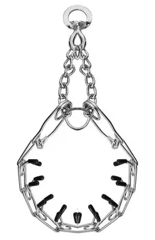 Triol SHH3555 ошейник-цепь строгий с пластиковыми колпачками (55 х 3,5 см.)