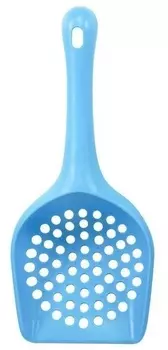 Triol Совок для кошачьего туалета с круглой ячейкой (Голубой)